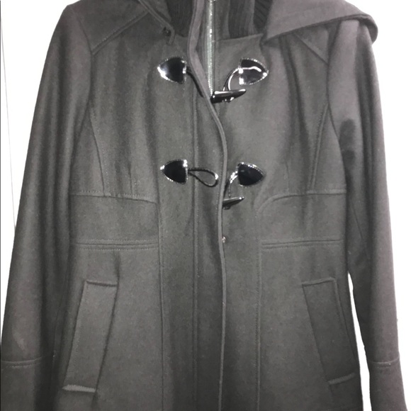 Guess Wool Pea coat Toggle Coat Sz M - Picture 4 of 11